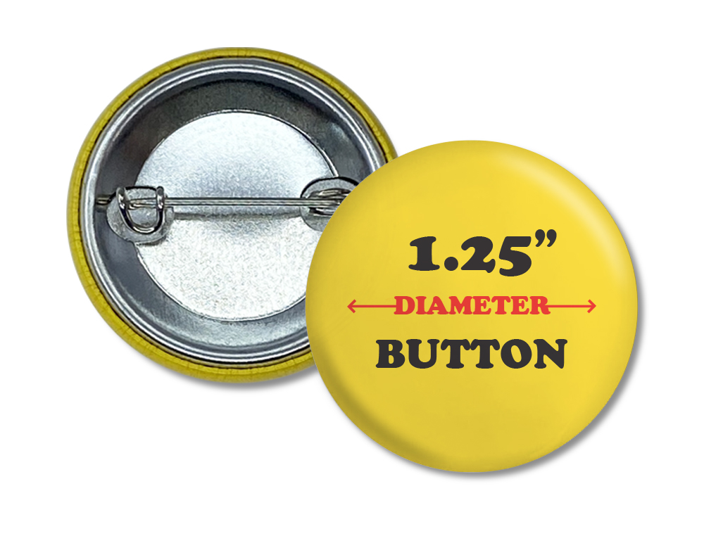 Custom buttons | 24 hour turnaround | Six Cent Press Canada